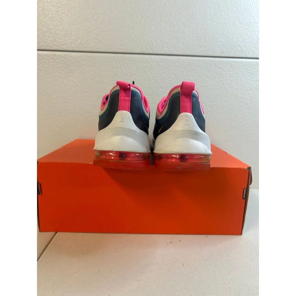Nike Air Max Axis White Navy Pink Yellow Women 11 #2546